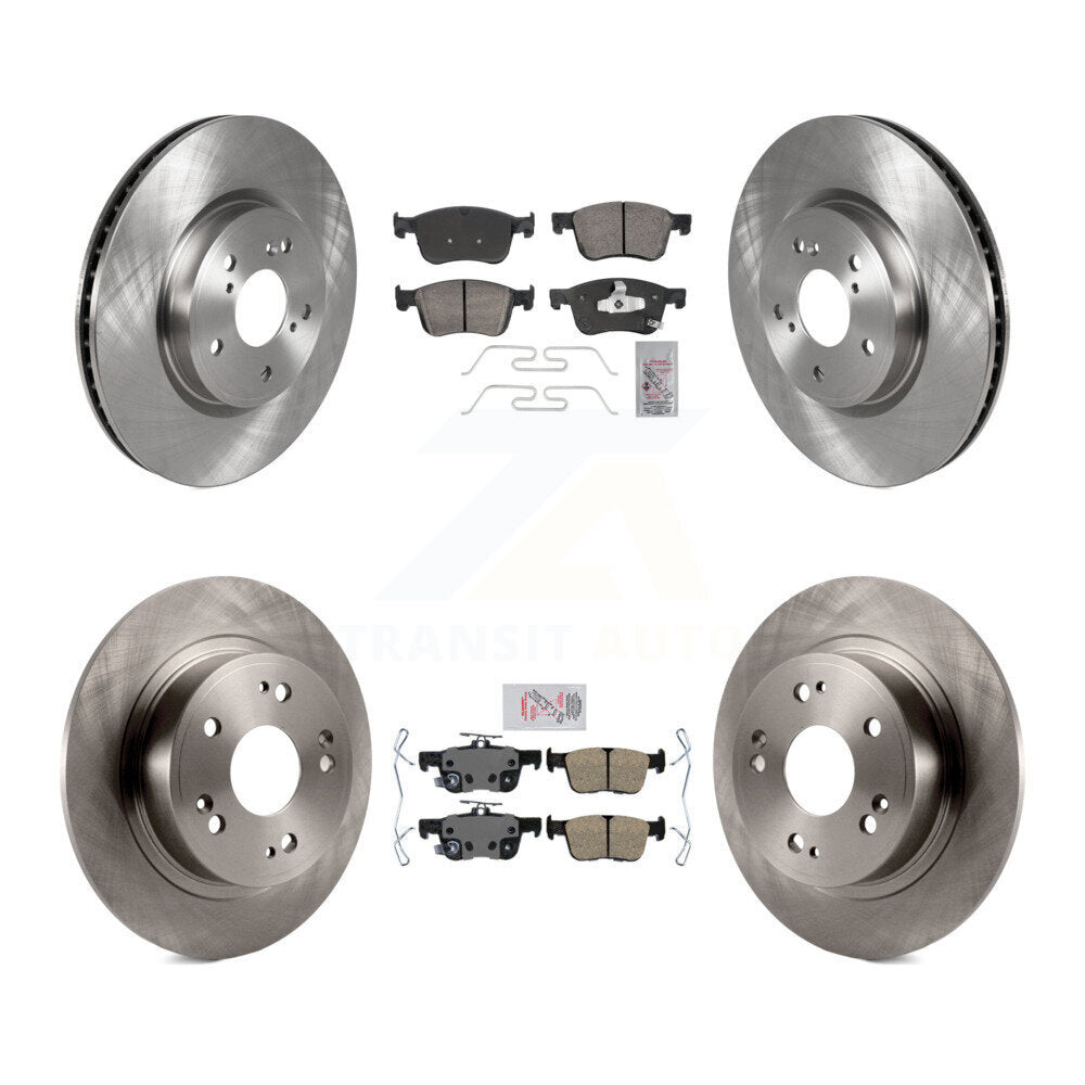 Kit de plaquettes en céramique et de rotors de frein à disque avant et arrière, pour Honda Accord K8A-107242