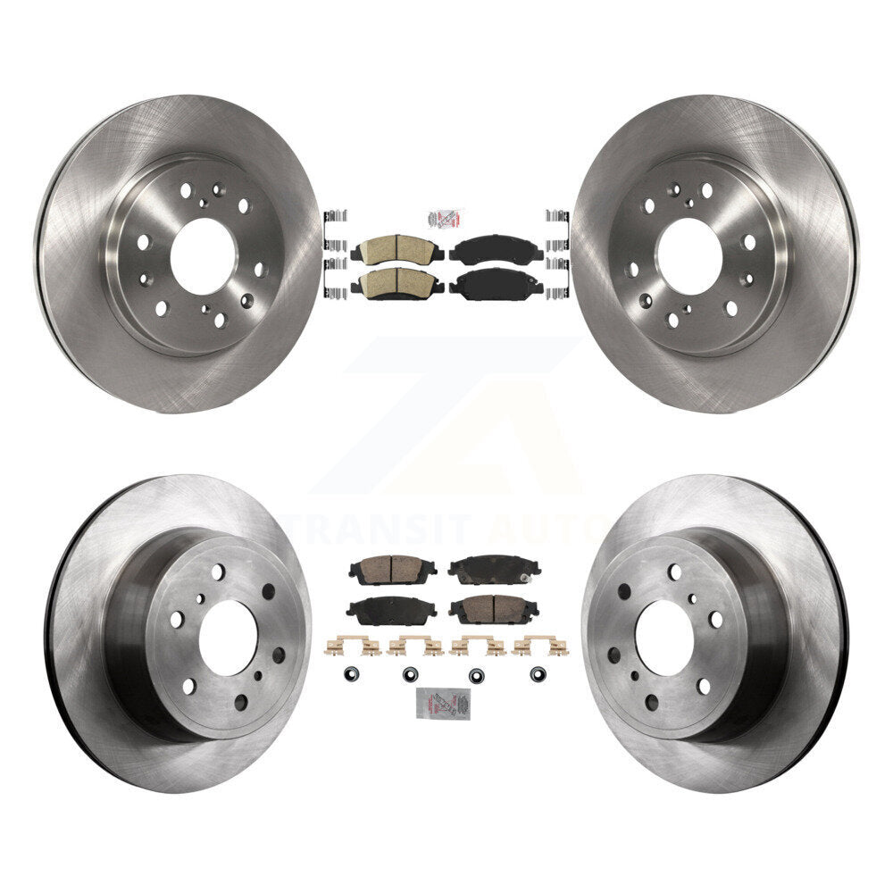 Kit de plaquettes en céramique et Rotor de frein avant et arrière, pour GMC Sierra 1500 Chevrolet Silverad