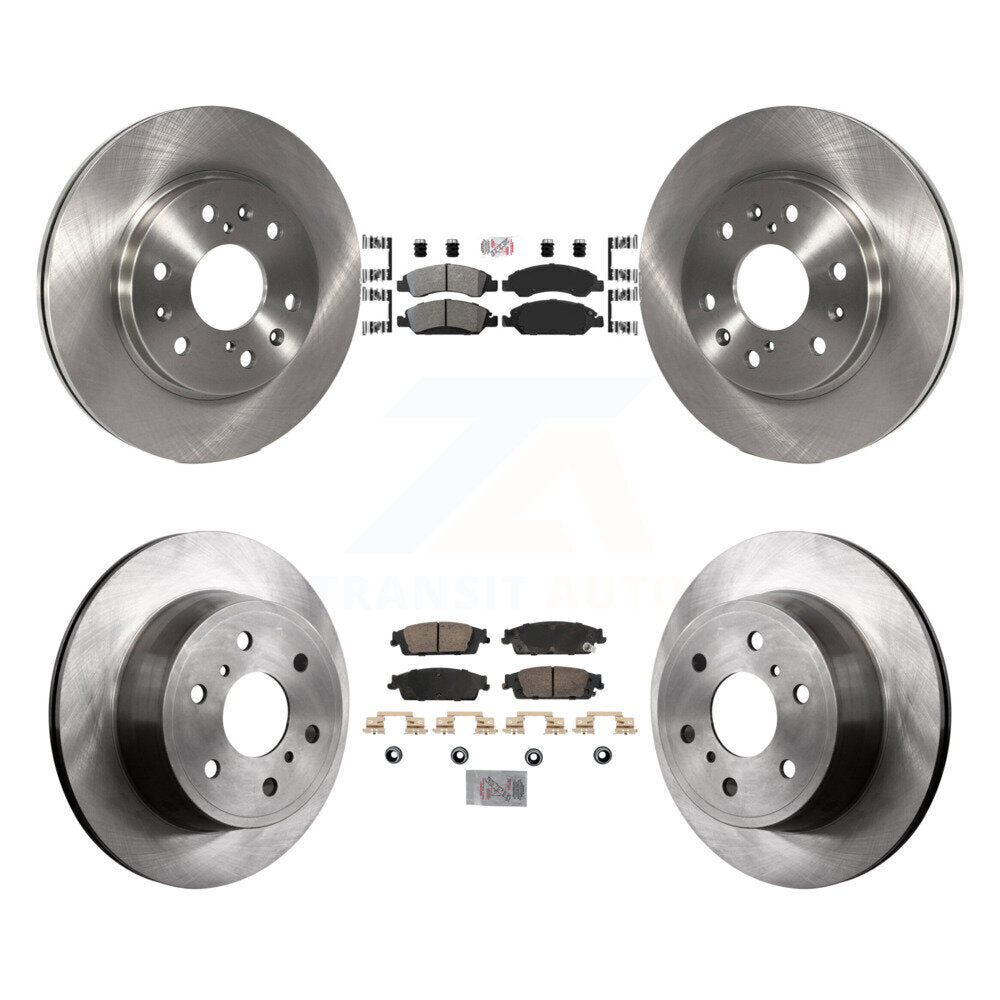 Kit de plaquettes en céramique et Rotor de frein, semi-métalliques, avant et arrière, pour GMC Sierra 1500 Taho