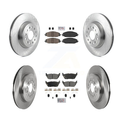 Kit de plaquettes semi-métalliques avant et arrière et disques de frein pour Ram 1500 K8A-107255