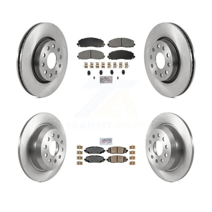 Kit de plaquettes de frein et Rotor de frein en céramique, semi-métalliques avant et arrière, pour Jeep Wrangler Rubico