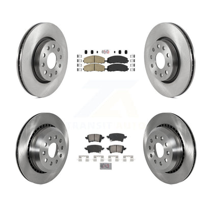 Kit de plaquettes en céramique et de rotors de frein à disque avant et arrière, pour Jeep Gladiator 2020 – 2023
