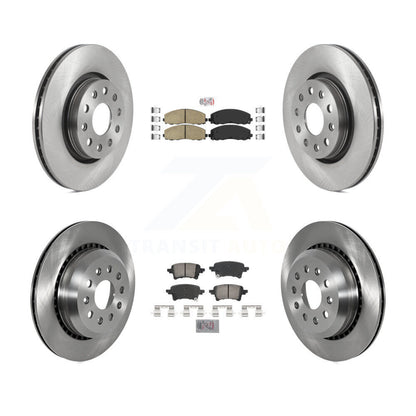 Kit de plaquettes en céramique et de rotors de frein à disque avant et arrière, pour Jeep Gladiator 2020 – 2023