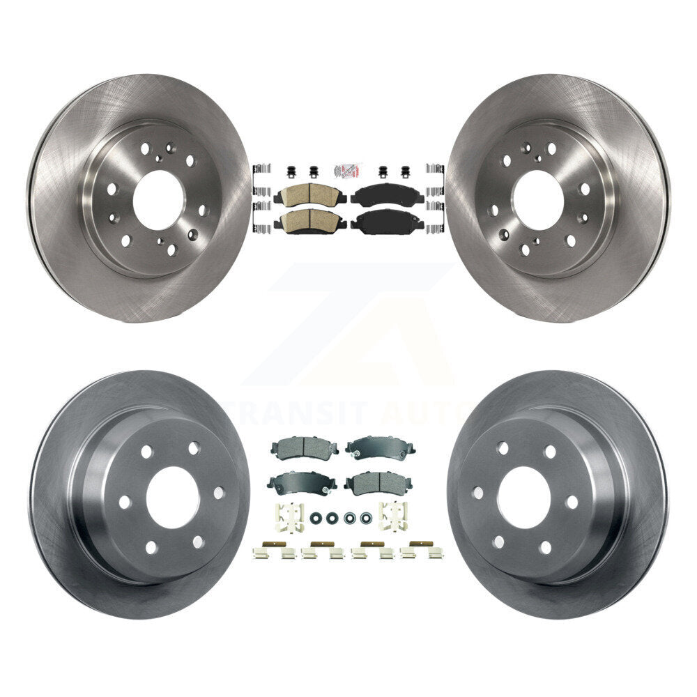 Kit de Rotor de frein à plaquettes semi-métalliques avant et arrière en céramique, pour Chevrolet Silverado GM