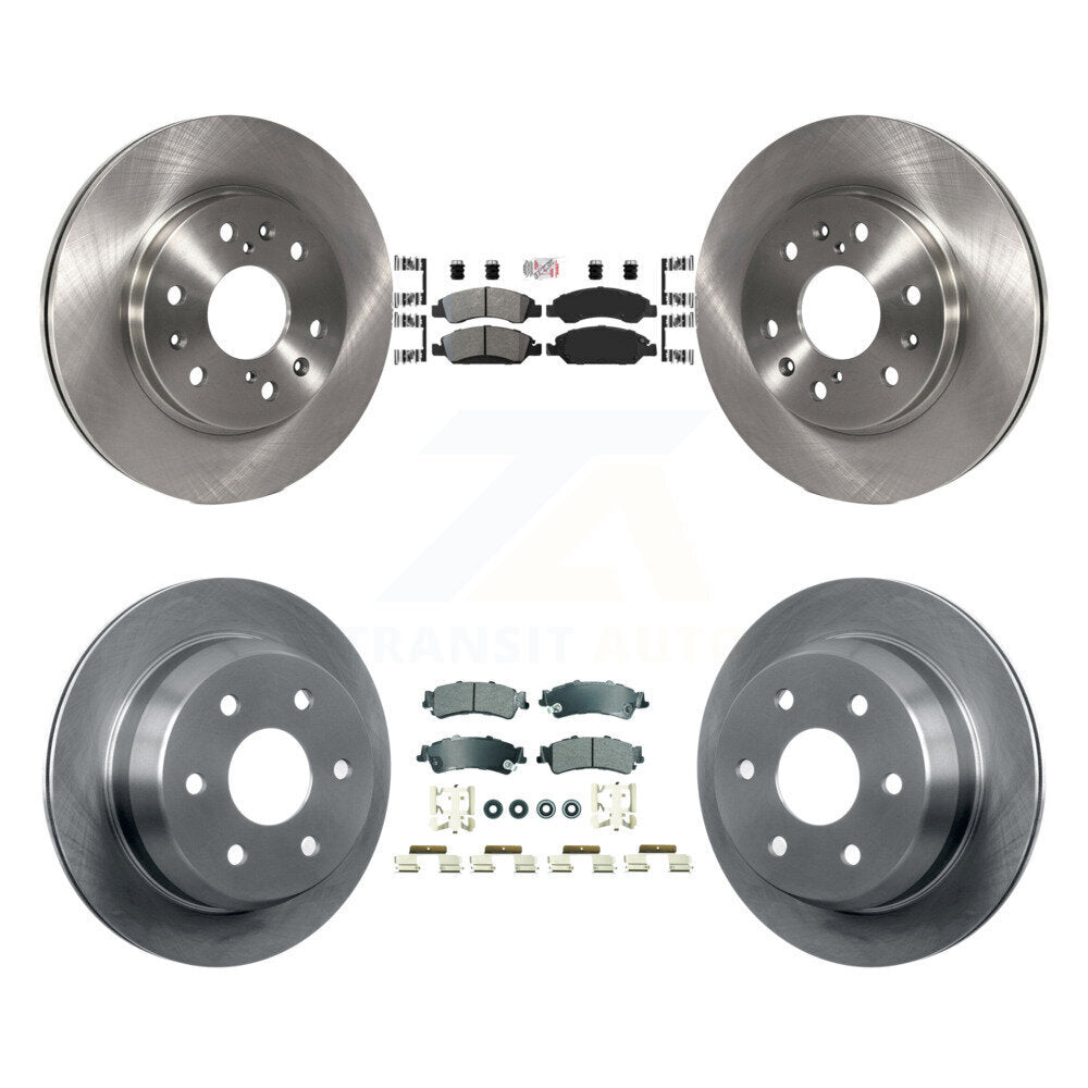 Kit de plaquettes et disques de frein semi-métalliques avant et arrière, pour Chevrolet Silverado 1500 GM