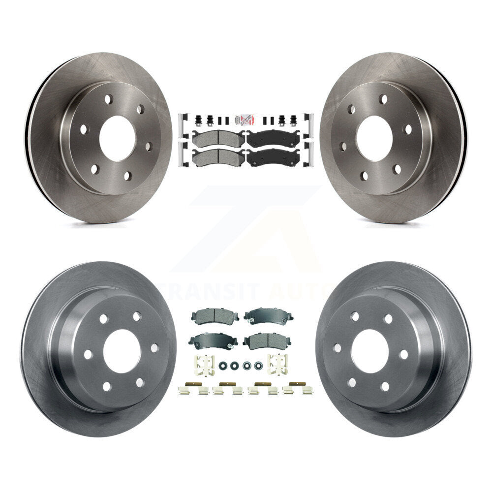 Kit de Rotor de frein à plaquettes semi-métalliques avant et arrière, pour Chevrolet GMC Silverado 1500 X
