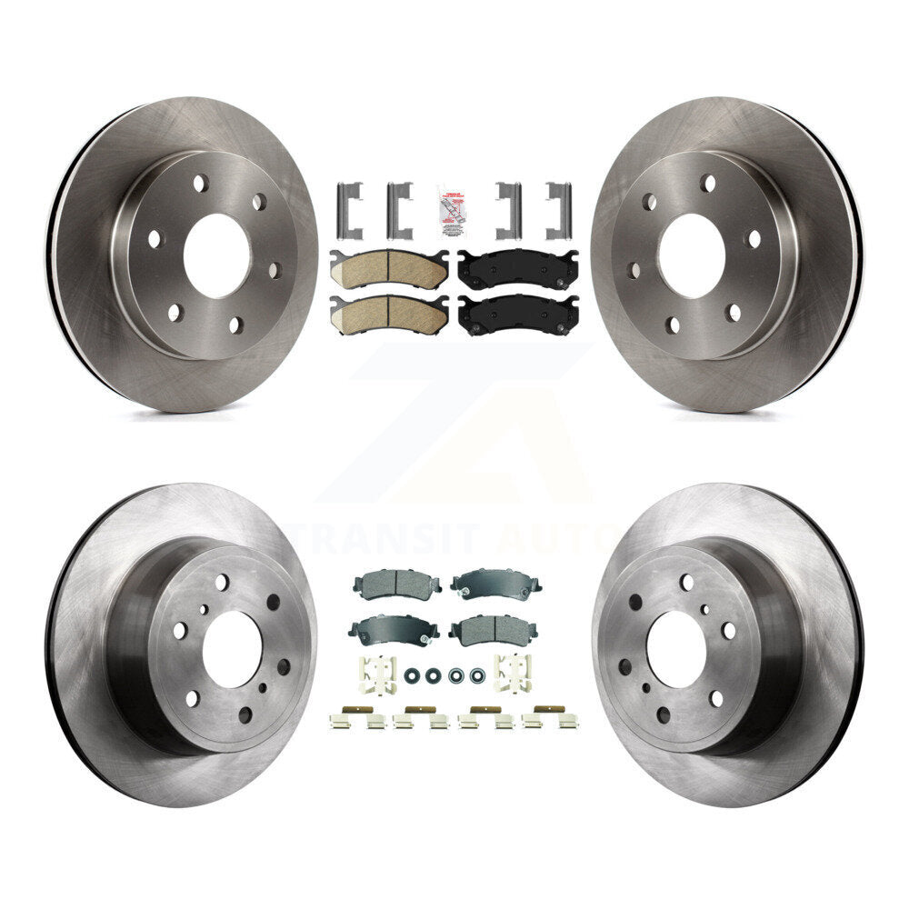 Kit de Rotor de frein à plaquettes semi-métalliques avant et arrière en céramique, pour GMC Sierra 1500 Classi