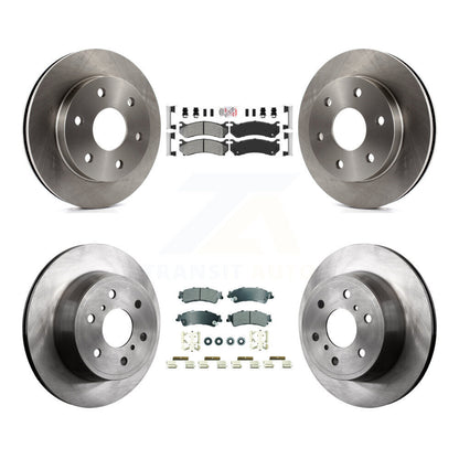 Kit de rotors de frein à disque et plaquettes semi-métalliques avant et arrière pour GMC Sierra 1500 Classi