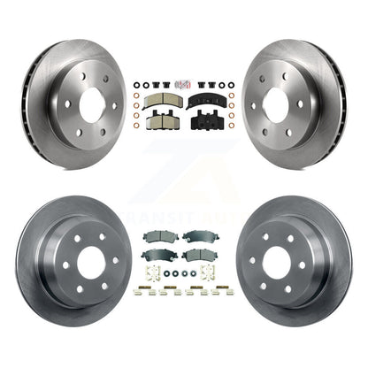 Kit de Rotor de frein à plaquettes semi-métalliques avant et arrière, pour frein arrière à tambour GMC Yukon 2000