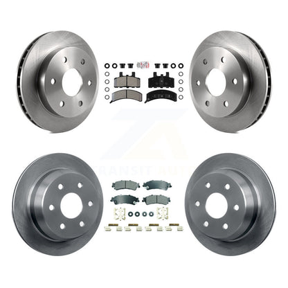 Kit de Rotor de frein à plaquettes semi-métalliques avant et arrière, pour frein arrière à tambour GMC Yukon 2000