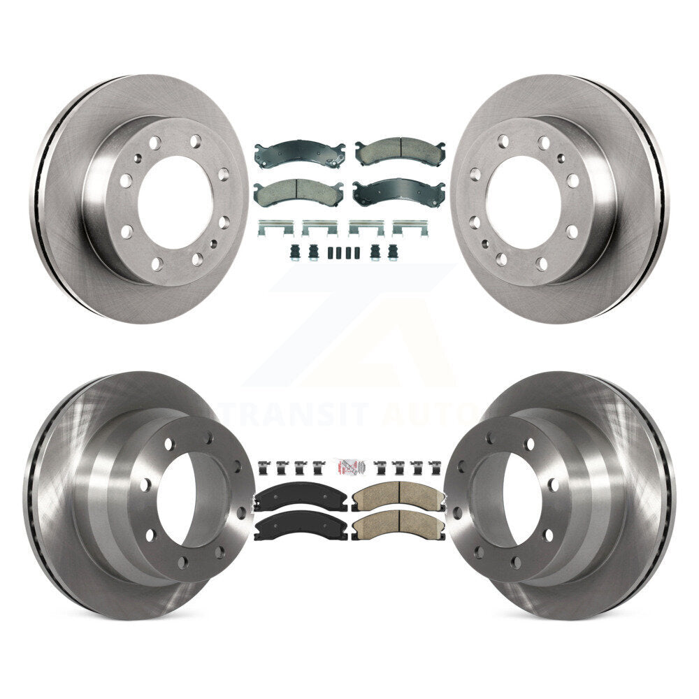 Kit de plaquettes en céramique et Rotor de frein avant et arrière, pour Chevrolet Express 4500 GMC Savan