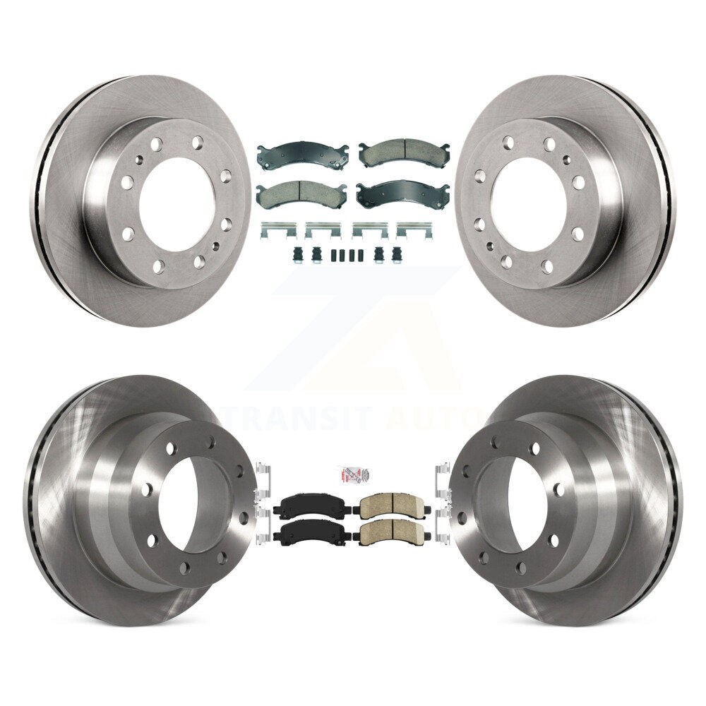 Kit de plaquettes en céramique et de rotors de frein à disque avant et arrière, pour Chevrolet Express 4500