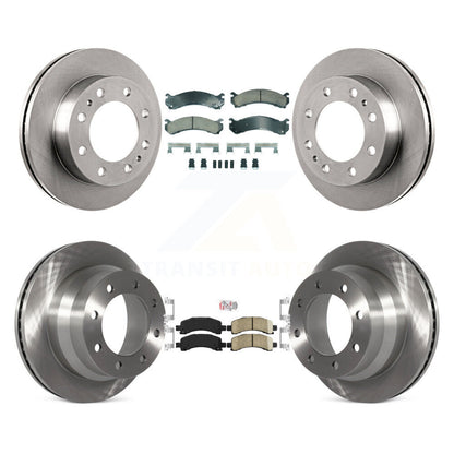 Kit de plaquettes en céramique et de rotors de frein à disque avant et arrière, pour Chevrolet Express 4500