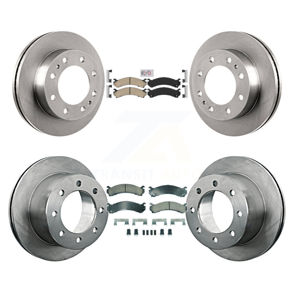 Kit de plaquettes en céramique et Rotor de frein avant et arrière, pour Chevrolet GMC Silverado 3500 Sierr