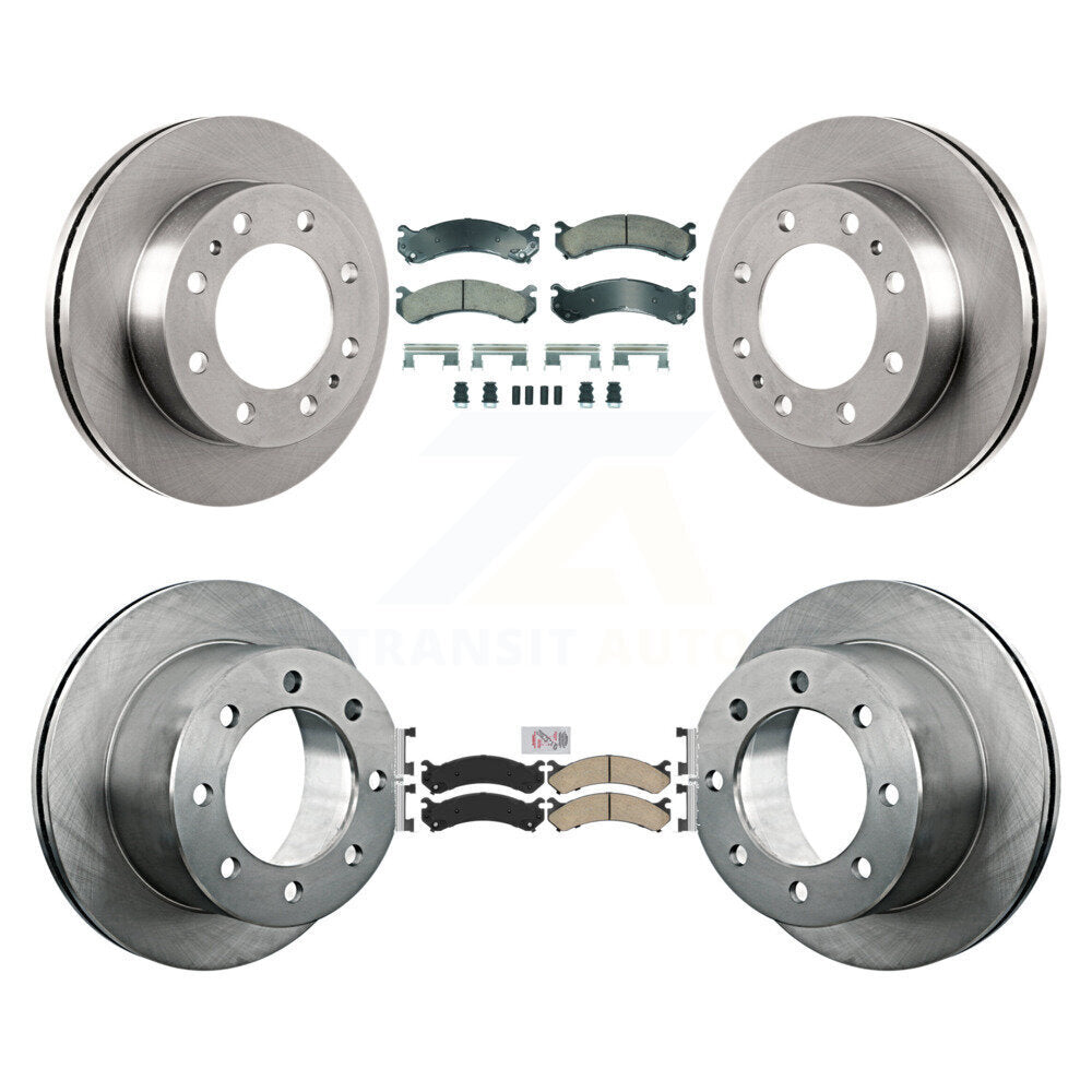Kit de plaquettes en céramique et Rotor de frein avant et arrière, pour Chevrolet GMC Silverado 3500 Sierr