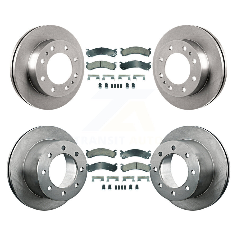 Kit de plaquettes en céramique et Rotor de frein avant et arrière, pour Chevrolet GMC Silverado 3500 Sierr