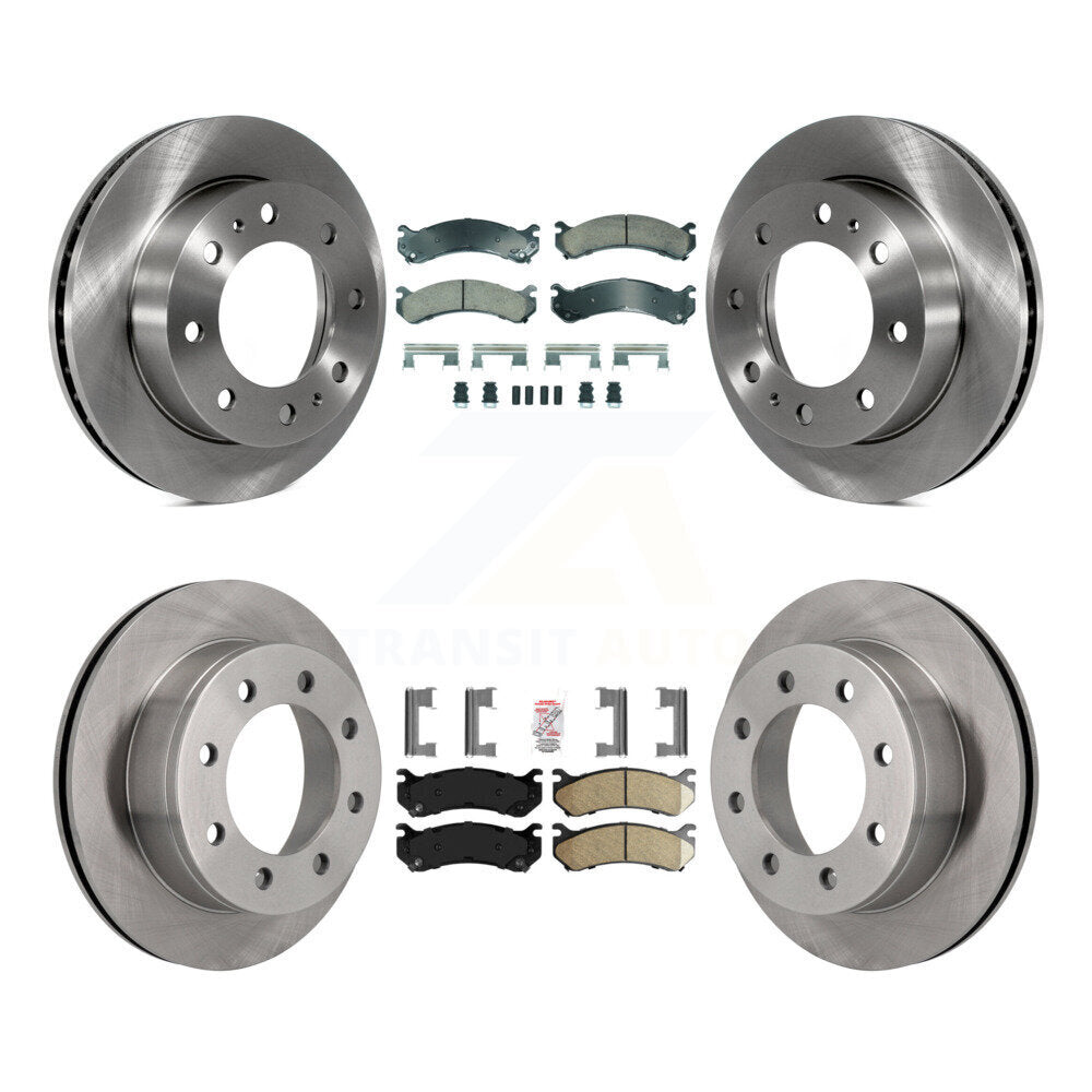 Kit de rotors de frein à plaquettes en céramique avant et arrière, pour Chevrolet GMC Sierra 2500 HD 3500 X