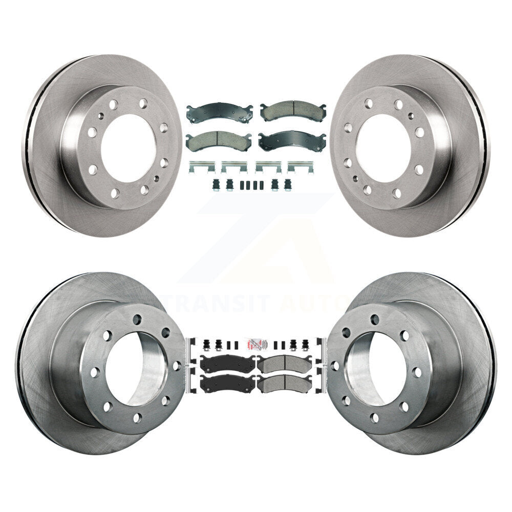 Kit de Rotor de frein à plaquettes semi-métalliques avant et arrière en céramique, pour GMC Sierra 3500 Classi