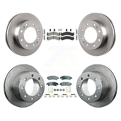Kit de plaquettes semi-métalliques avant et arrière et disques de frein pour GMC Sierra 350 2001