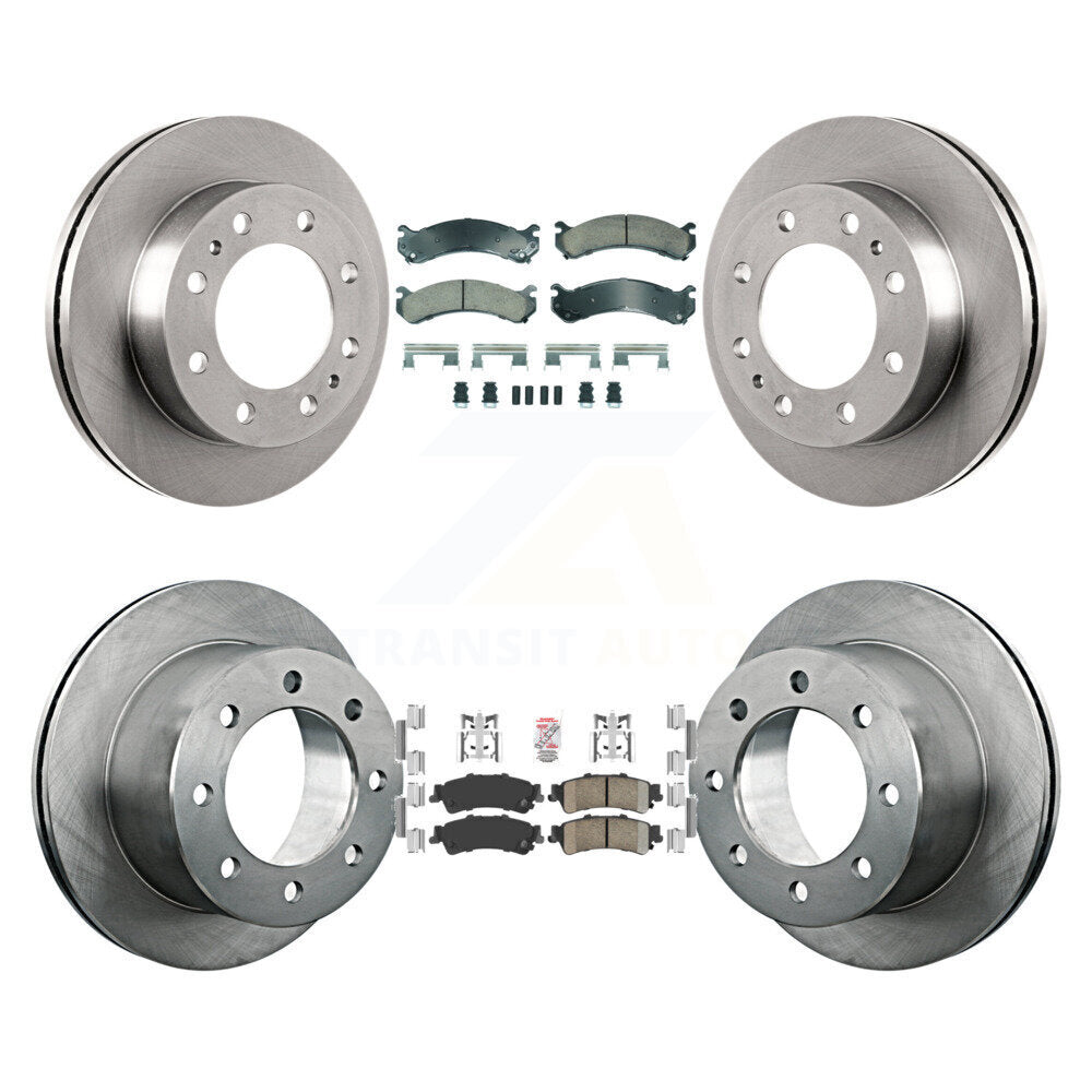 Kit de plaquettes en céramique et de rotors de frein à disque avant et arrière, pour GMC Sierra 3500 2001