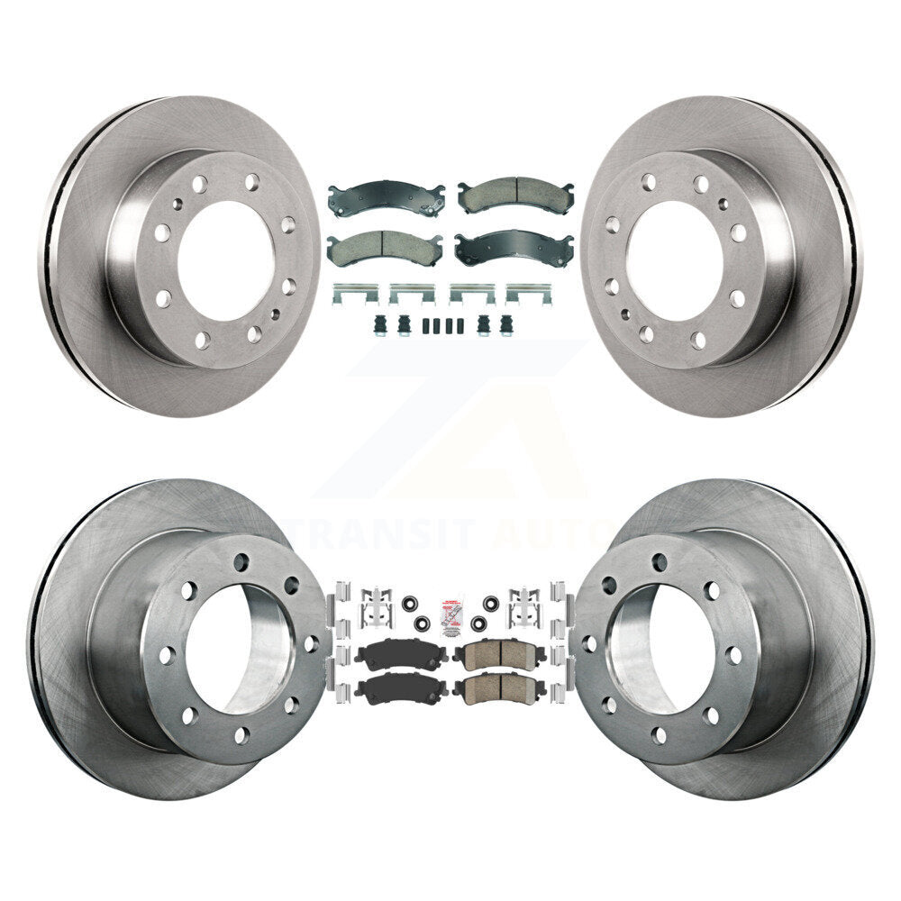 Kit de plaquettes en céramique et de rotors de frein à disque avant et arrière, pour GMC Sierra 3500 2001