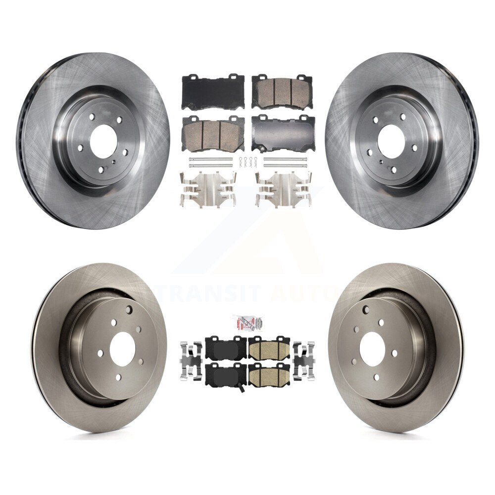Kit de plaquettes en céramique et de disques de frein avant et arrière, pour INFINITI FX50 K8A-107332