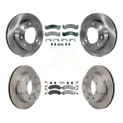 Kit de rotors de frein à plaquettes semi-métalliques avant et arrière en céramique, pour Chevrolet Express 250