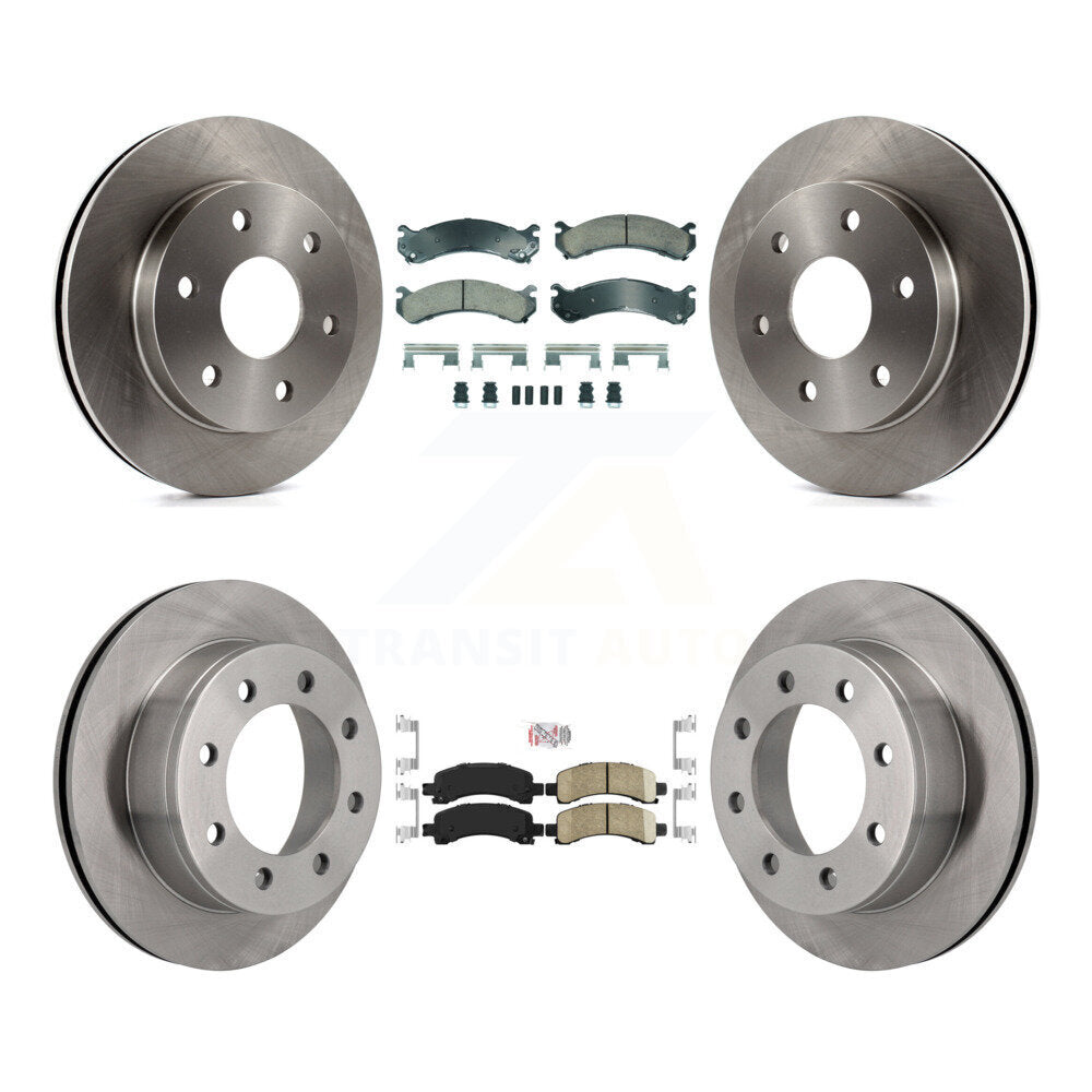 Kit de Rotor de frein à plaquettes en céramique avant et arrière, pour GMC Savana 2006 2500 avec 7300 Lb GV