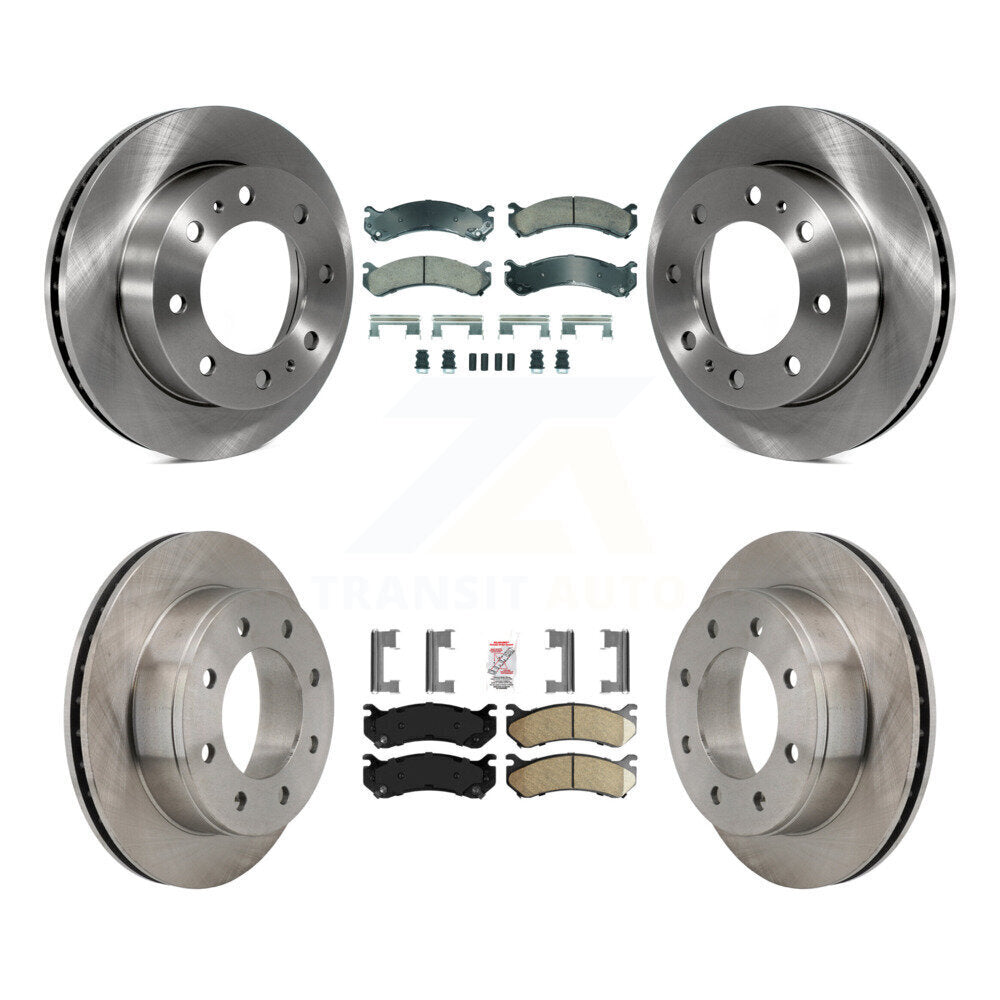 Kit de plaquettes en céramique et Rotor de frein avant et arrière, pour Chevrolet GMC Sierra 2500 HD Humme