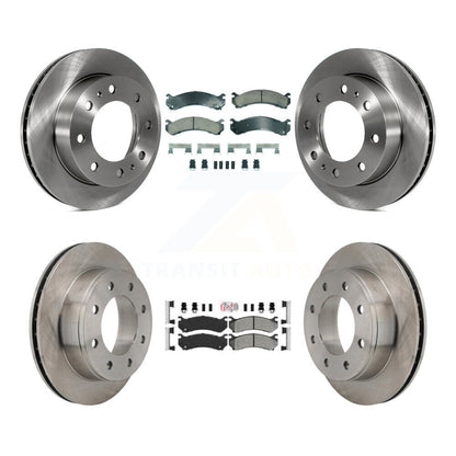 Kit de Rotor de frein à plaquettes semi-métalliques avant et arrière en céramique, pour Chevrolet GMC Sierra H