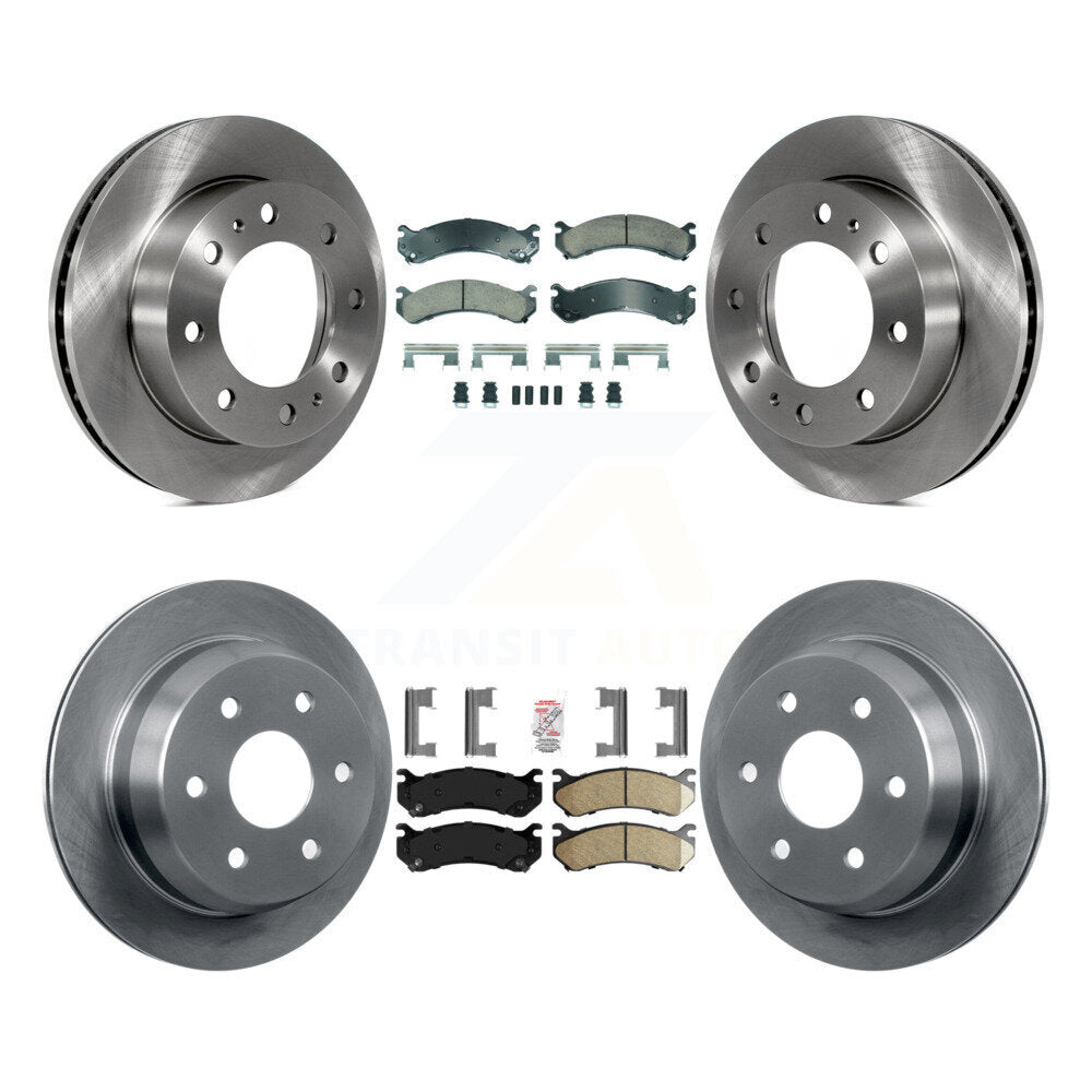 Kit de rotors de frein à plaquettes en céramique avant et arrière, pour Chevrolet Silverado 2500 HD Suburba