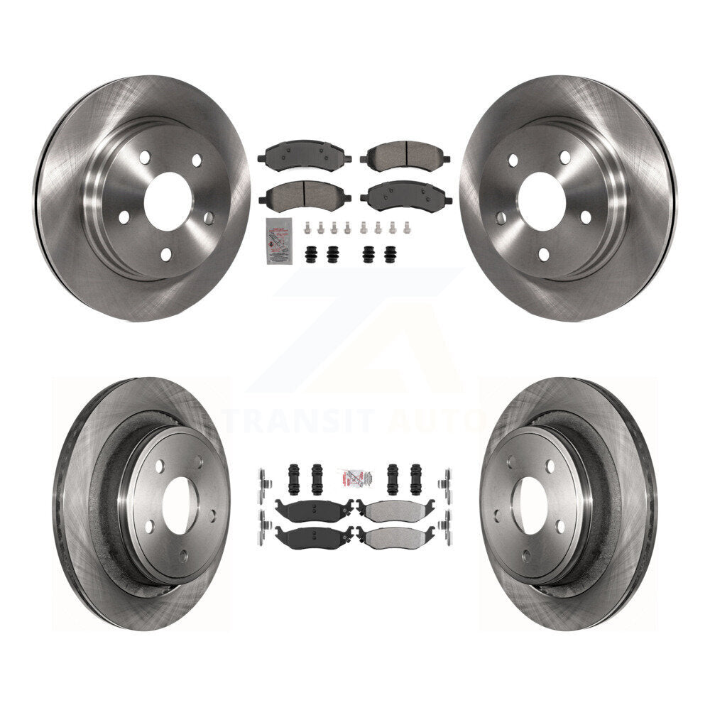 Kit de Rotor de frein à plaquettes semi-métalliques avant et arrière, pour Ram 1500 Classic Dodge Chrysler