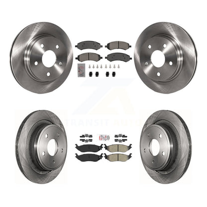 Kit de Rotor de frein à plaquettes semi-métalliques avant et arrière, pour Ram 1500 Classic Dodge Chrysler
