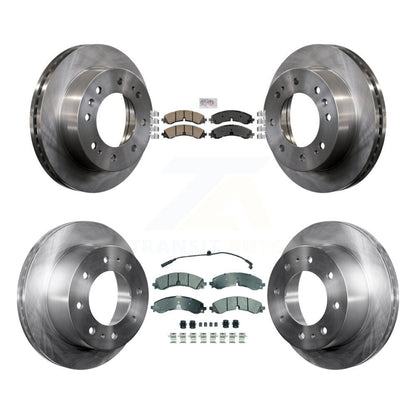 Kit de Rotor de frein à plaquettes semi-métalliques avant et arrière en céramique, pour GMC Chevrolet Sierra H