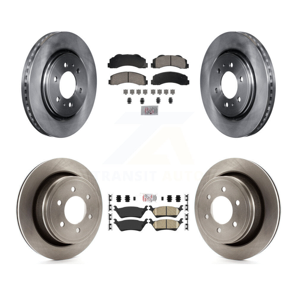 Kit de plaquettes en céramique et de disques de frein avant et arrière, pour Ford F-150 K8A-107392