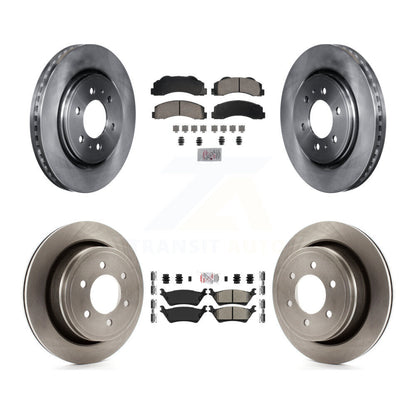 Kit de plaquettes semi-métalliques avant et arrière en céramique et disques de frein pour Ford F-150
