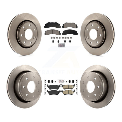 Kit de plaquettes en céramique et de disques de frein avant et arrière, pour Ford F-150 12-14, avec roue à 7 écrous