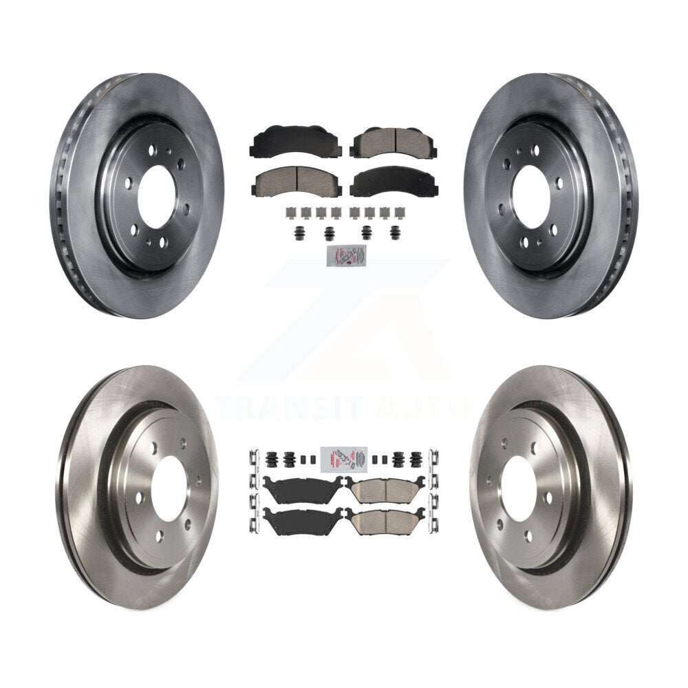 Kit de plaquettes en céramique et de disques de frein avant et arrière, pour Ford F-150 K8A-107397