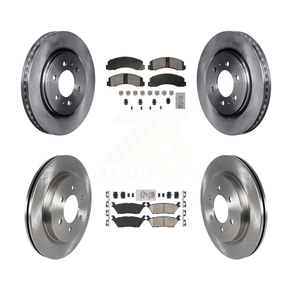 Kit de plaquettes de frein en céramique et disques de frein avant et arrière, pour Ford F-150 Expedition Lincol