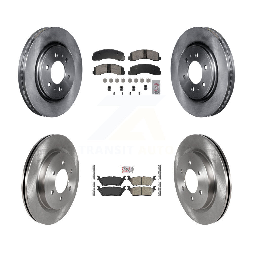 Kit de plaquettes de frein en céramique et disques de frein avant et arrière, pour Ford F-150 Expedition Lincol
