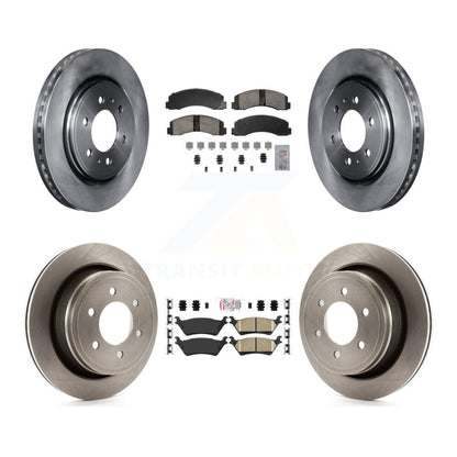 Kit de rotors de frein à plaquettes en céramique avant et arrière, pour Ford F-150 avec stationnement manuel
