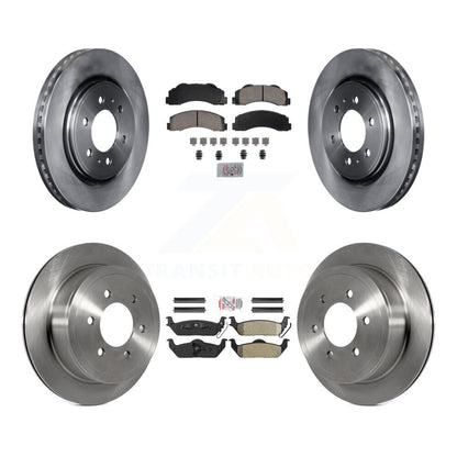 Kit de plaquettes semi-métalliques avant et arrière en céramique et disques de frein pour Ford F-150