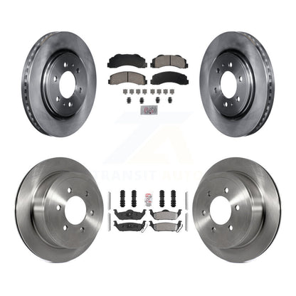 Kit de plaquettes semi-métalliques avant et arrière en céramique et disques de frein pour Ford F-150
