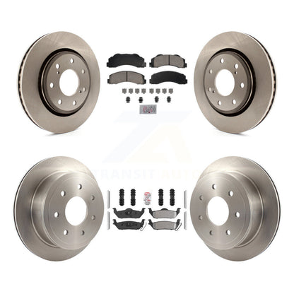Kit de plaquettes semi-métalliques avant et arrière en céramique et disques de frein pour Ford F-150