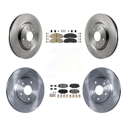 Kit de plaquettes semi-métalliques et de Rotor de frein avant et arrière en céramique, pour Dodge Grand Caravan
