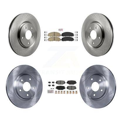 Kit de plaquettes semi-métalliques et de Rotor de frein avant et arrière en céramique, pour Dodge Grand Caravan