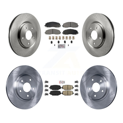 Kit de plaquettes en céramique et Rotor de frein, semi-métalliques, avant et arrière, pour Dodge Grand Caravan