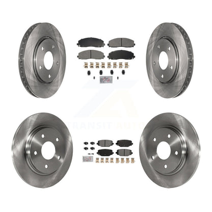 Kit de plaquettes semi-métalliques avant et arrière et disques de frein pour Dodge Grand Caravan