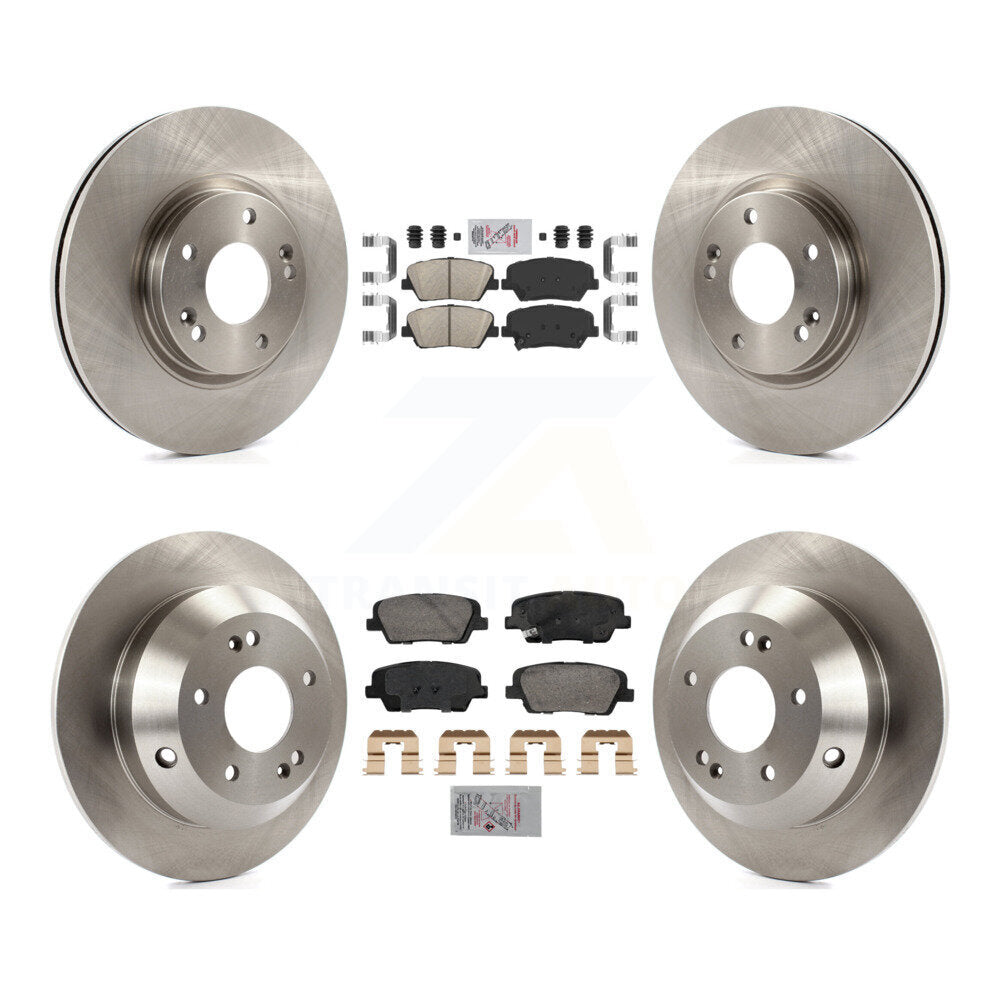 Kit de plaquettes en céramique et de Rotor de frein à disque, avant et arrière, pour Hyundai Santa Fe Kia Sorent
