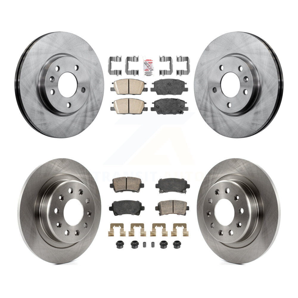 Kit de rotor de frein à plaquettes en céramique avant et arrière, pour Chevrolet Malibu 2016, mode report